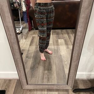 space girly pattern pants